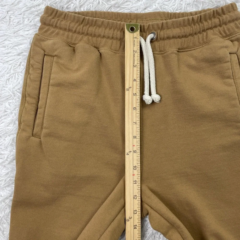 North Face Pants Mens Small‎ Brown Heritage Patch Jogger Fleece Drawstring Men S